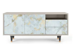 Mueble de TV - 125х56х41 cm - T7 - Golden Waves, Areia^ Móvel De Tv