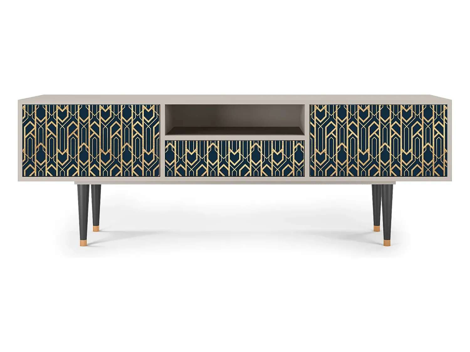 Mueble de TV - 170х59х41 cm - T6 - Golden Empire, Areia^ Móvel De Tv