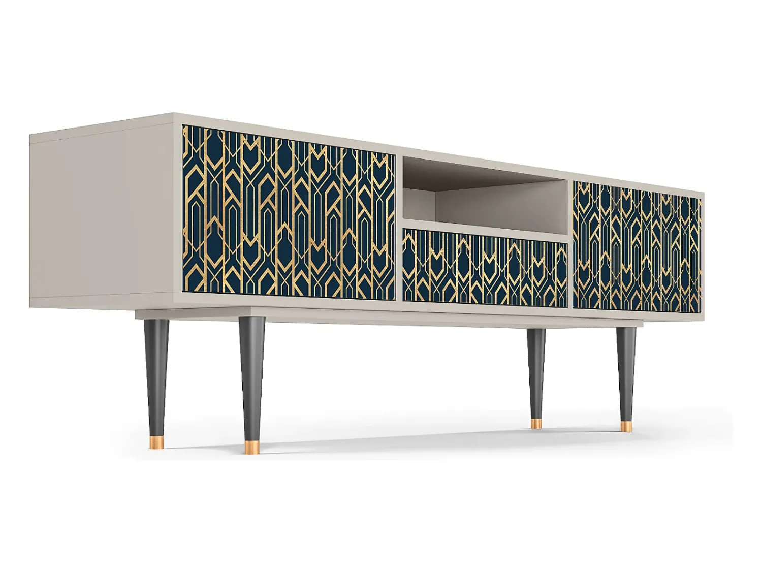 Mueble de TV - 170х59х41 cm - T6 - Golden Empire, Areia^ Móvel De Tv