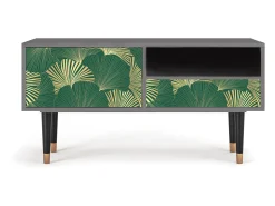Móvel De Tv| Mueble de TV - 115х59х48 cm - T3 - Gold Ginkgo, Areia Bege