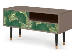 Mueble de TV - 115х59х48 cm - T3 - Gold Ginkgo, Latte^ Móvel De Tv