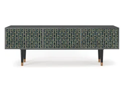 Móvel De Tv| Mueble de TV - 170х59х48 cm - T4 - Golden Empire, Antracite Cinza antracite