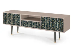 Best Mueble de TV - 170х59х41 cm - T6 - Golden Empire, Latte Bege