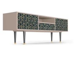 Best Mueble de TV - 170х59х41 cm - T6 - Golden Empire, Latte Bege