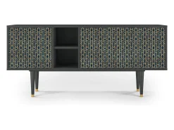 Mueble de TV - 150х69х41 cm - T5 - Golden Empire, Antracite^ Móvel De Tv