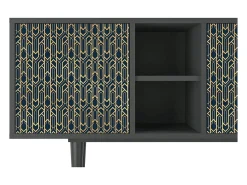 Mueble de TV - 150х69х41 cm - T5 - Golden Empire, Antracite^ Móvel De Tv