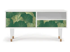 Outlet Mueble de TV - 115х59х48 cm - T3 - Gold Ginkgo, Branco Bege