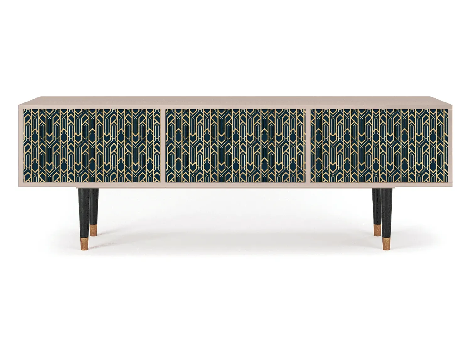 Móvel De Tv| Mueble de TV - 170х59х48 cm - T4 - Golden Empire, Latte Bege