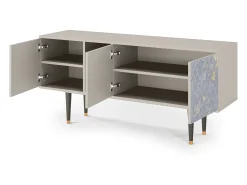 Best Mueble de TV - 150х69х41 cm - T5 - Golden Smoke, Areia Bege