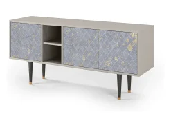 Best Mueble de TV - 150х69х41 cm - T5 - Golden Smoke, Areia Bege