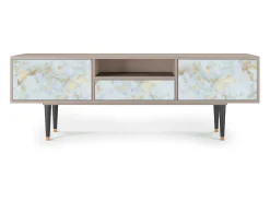 Móvel De Tv* Mueble de TV - 170х59х41 cm - T6 - Golden Waves, Latte Bege