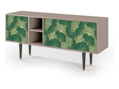 Best Mueble de TV - 150х69х41 cm - T5 - Gold Ginkgo, Latte Bege