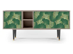 Best Mueble de TV - 150х69х41 cm - T5 - Gold Ginkgo, Latte Bege
