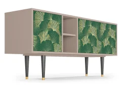 Best Mueble de TV - 150х69х41 cm - T5 - Gold Ginkgo, Latte Bege