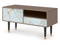 Online Mueble de TV - 115х59х48 cm - T3 - Golden Waves, Latte Bege