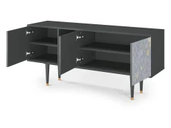 Mueble de TV - 150х69х41 cm - T5 - Golden Smoke, Antracite^ Móvel De Tv