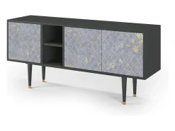 Mueble de TV - 150х69х41 cm - T5 - Golden Smoke, Antracite^ Móvel De Tv