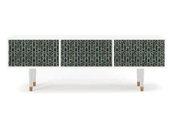 Móvel De Tv| Mueble de TV - 170х59х48 cm - T4 - Golden Empire, Branco Bege