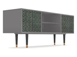 Outlet Mueble de TV - 170х69х48 cm - T2 - Golden Empire, Cinza Cinzento