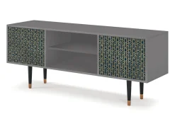 Outlet Mueble de TV - 170х69х48 cm - T2 - Golden Empire, Cinza Cinzento