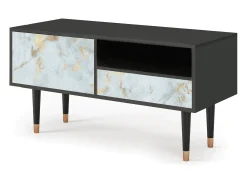 Mueble de TV - 115х59х48 cm - T3 - Golden Waves, Antracite^ Móvel De Tv
