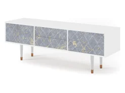 Clearance Mueble de TV - 170х59х48 cm - T4 - Golden Smoke, Branco Bege