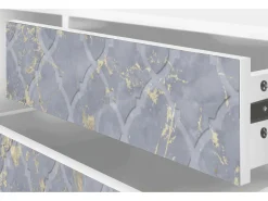 Clearance Mueble de TV - 170х59х48 cm - T4 - Golden Smoke, Branco Bege