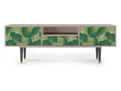 Móvel De Tv| Mueble de TV - 170х59х41 cm - T6 - Gold Ginkgo, Latte Bege