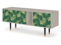 Móvel De Tv| Mueble de TV - 170х69х48 cm - T1 - Gold Ginkgo, Areia Bege