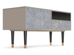 Best Mueble de TV - 115х59х48 cm - T3 - Golden Smoke, Areia Bege