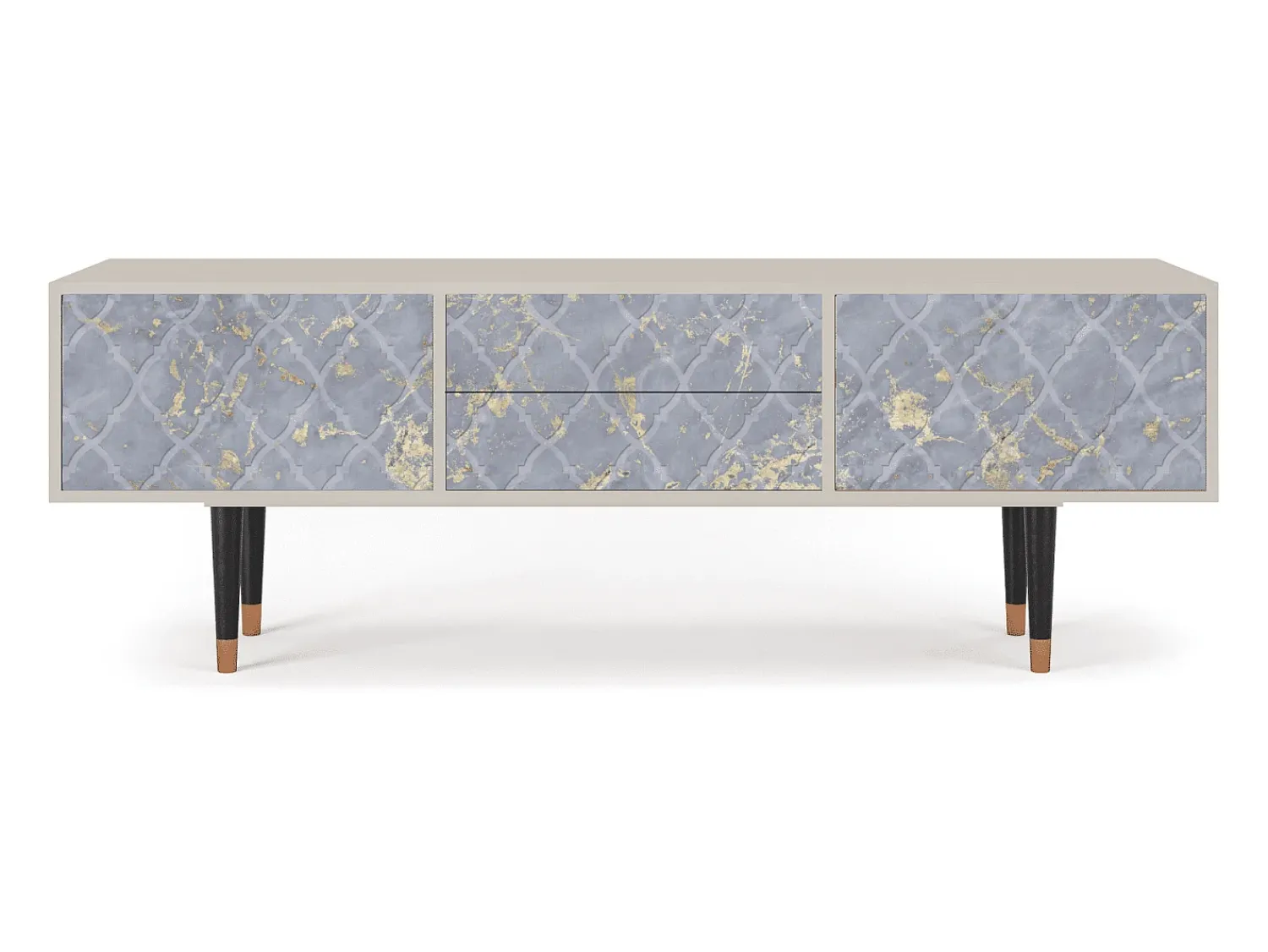 Móvel De Tv| Mueble de TV - 170х59х48 cm - T4 - Golden Smoke, Areia Bege