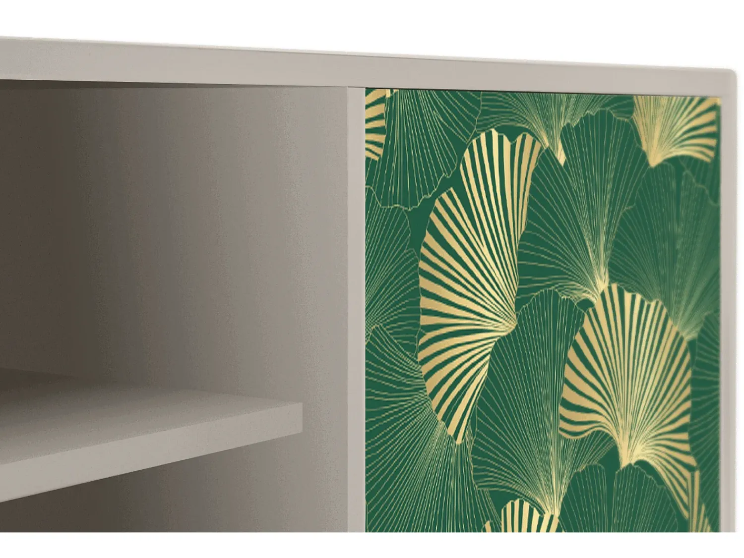 Mueble de TV - 170х69х48 cm - T2 - Gold Ginkgo, Areia^ Móvel De Tv