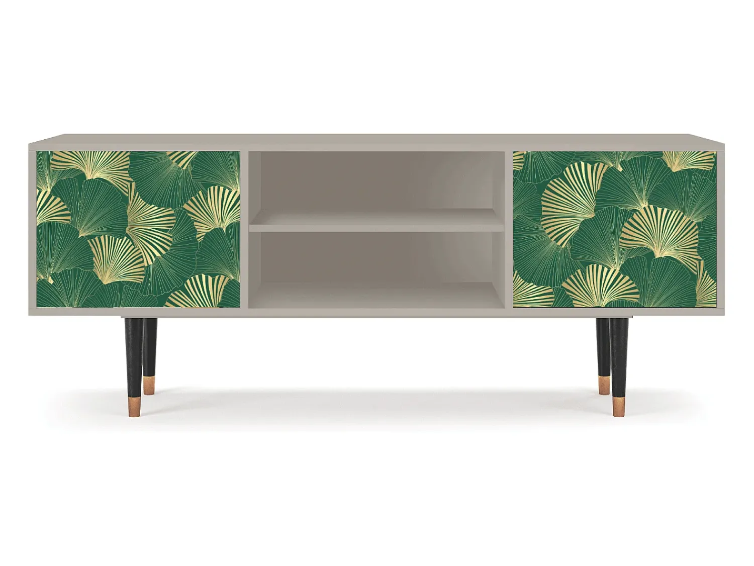 Mueble de TV - 170х69х48 cm - T2 - Gold Ginkgo, Areia^ Móvel De Tv