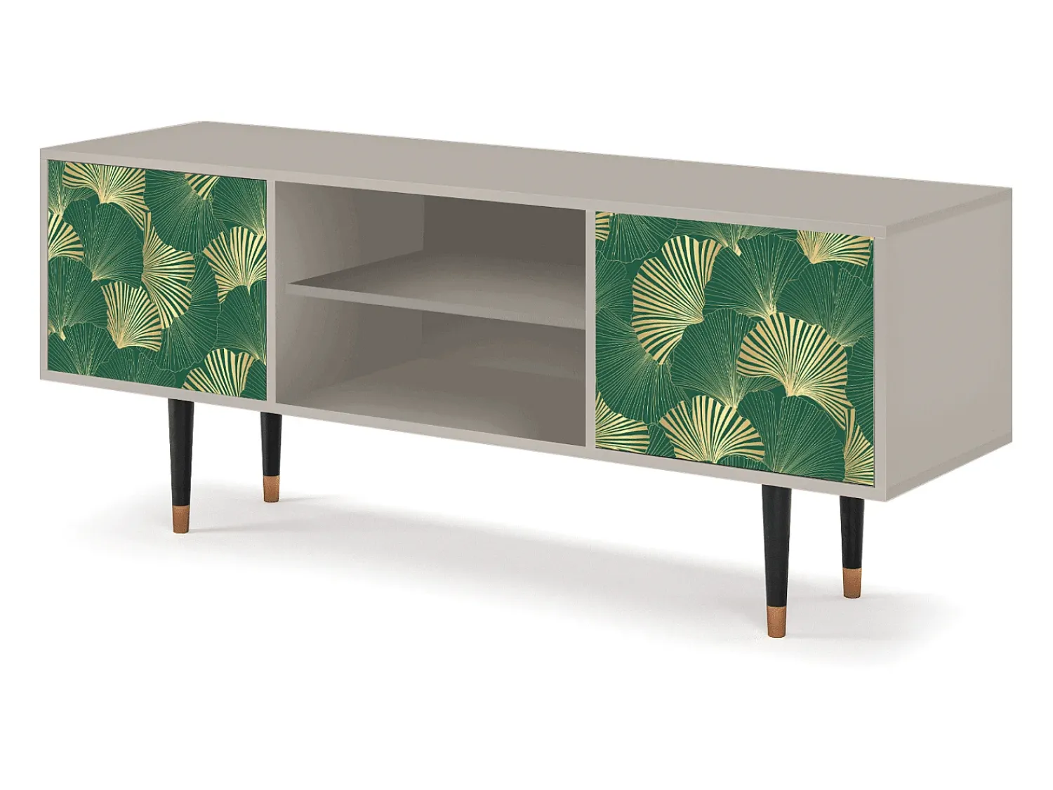 Mueble de TV - 170х69х48 cm - T2 - Gold Ginkgo, Areia^ Móvel De Tv