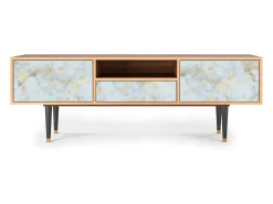 Mueble de TV - 170х59х41 cm - T6 - Golden Waves, Nogueira Castanho