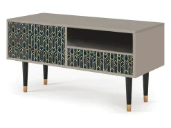 Mueble de TV - 115х59х48 cm - T3 - Golden Empire, Areia^ Móvel De Tv
