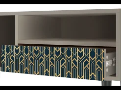 Mueble de TV - 115х59х48 cm - T3 - Golden Empire, Areia^ Móvel De Tv