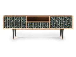 Clearance Mueble de TV - 170х59х41 cm - T6 - Golden Empire, Nogueira Castanho