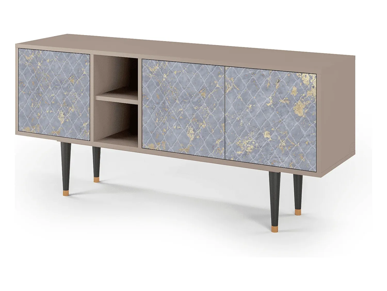 Mueble de TV - 150х69х41 cm - T5 - Golden Smoke, Latte^ Móvel De Tv