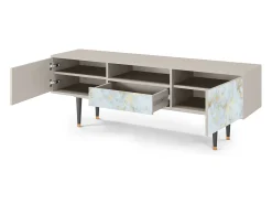 Móvel De Tv| Mueble de TV - 170х59х41 cm - T6 - Golden Waves, Areia Bege