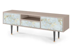 Móvel De Tv| Mueble de TV - 170х59х41 cm - T6 - Golden Waves, Areia Bege