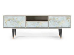 Móvel De Tv| Mueble de TV - 170х59х41 cm - T6 - Golden Waves, Areia Bege