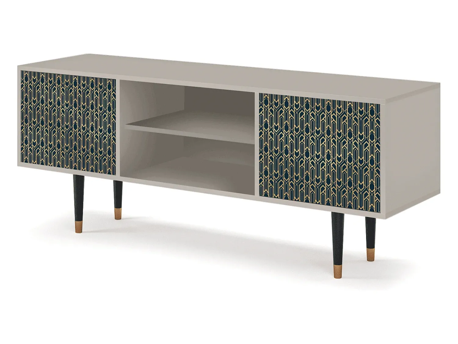 Online Mueble de TV - 170х69х48 cm - T2 - Golden Empire, Areia Bege