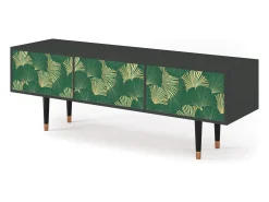 Best Mueble de TV - 170х59х48 cm - T4 - Gold Ginkgo, Antracite Cinza antracite
