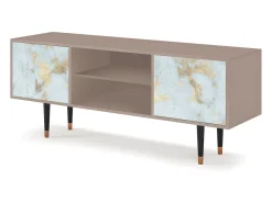Online Mueble de TV - 170х69х48 cm - T2 - Golden Waves, Latte Bege