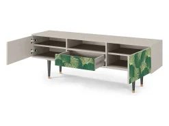 Clearance Mueble de TV - 170х59х41 cm - T6 - Gold Ginkgo, Areia Bege