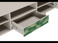 Clearance Mueble de TV - 170х59х41 cm - T6 - Gold Ginkgo, Areia Bege