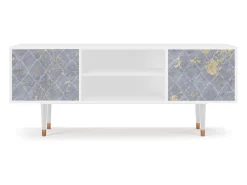 Sale Mueble de TV - 170х69х48 cm - T2 - Golden Smoke, Branco Bege