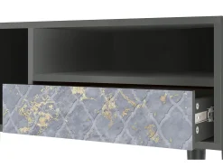 Clearance Mueble de TV - 115х59х48 cm - T3 - Golden Smoke, Antracite Cinza antracite