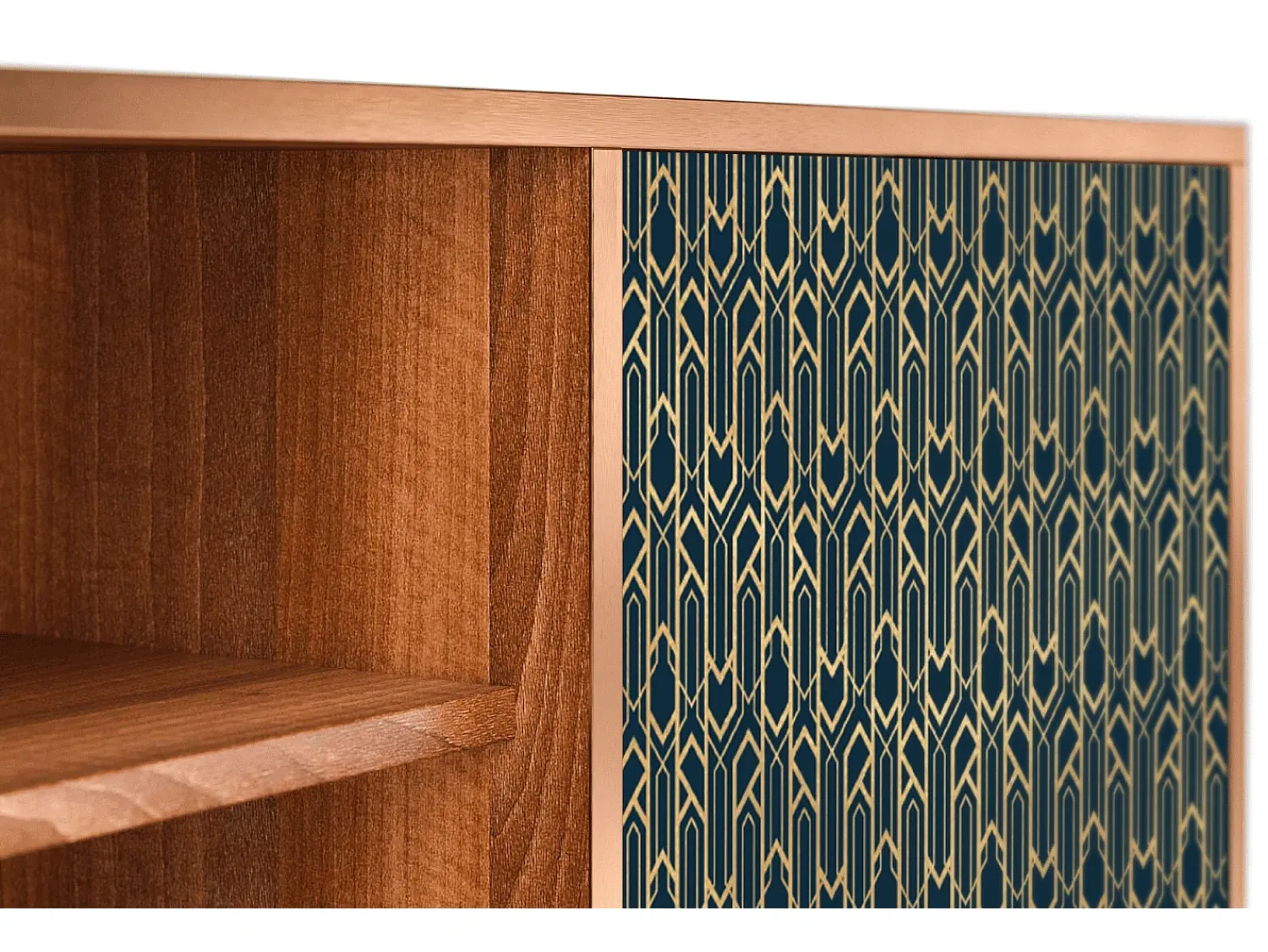 Mueble de TV - 170х69х48 cm - T2 - Golden Empire, Nogueira^ Móvel De Tv